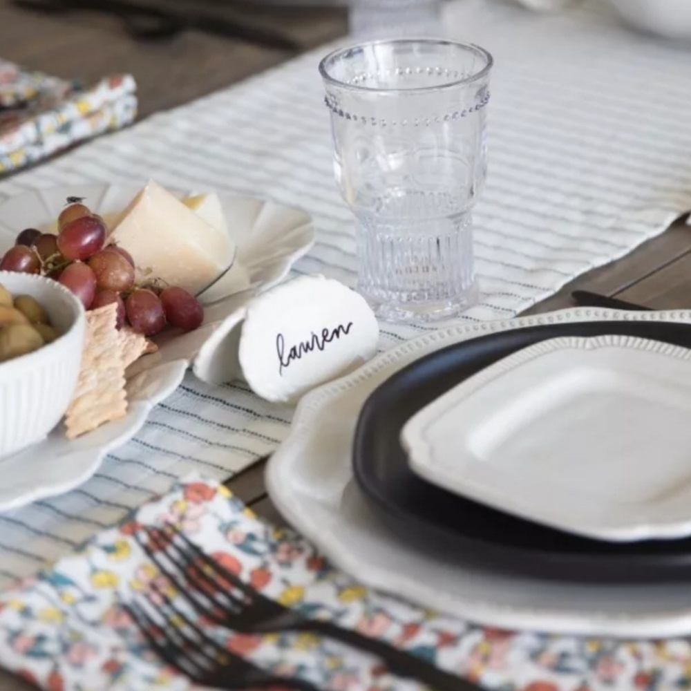 Hearth & Hand Magnolia Ceramic Oval Placecards